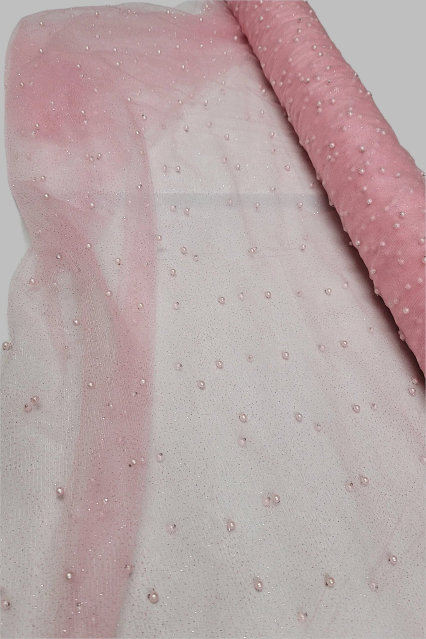 GLITER MESH whit pearls