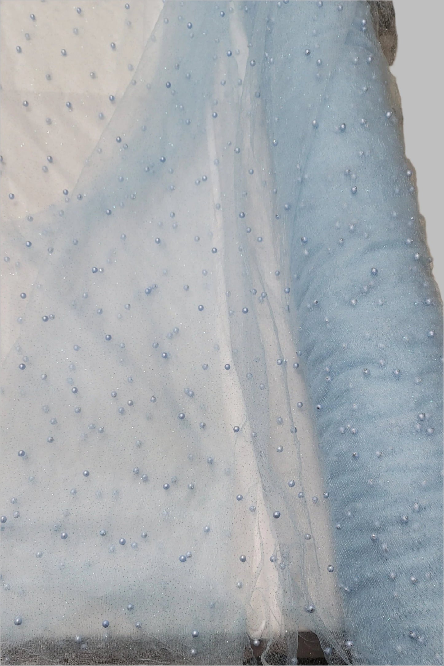 GLITER MESH whit pearls