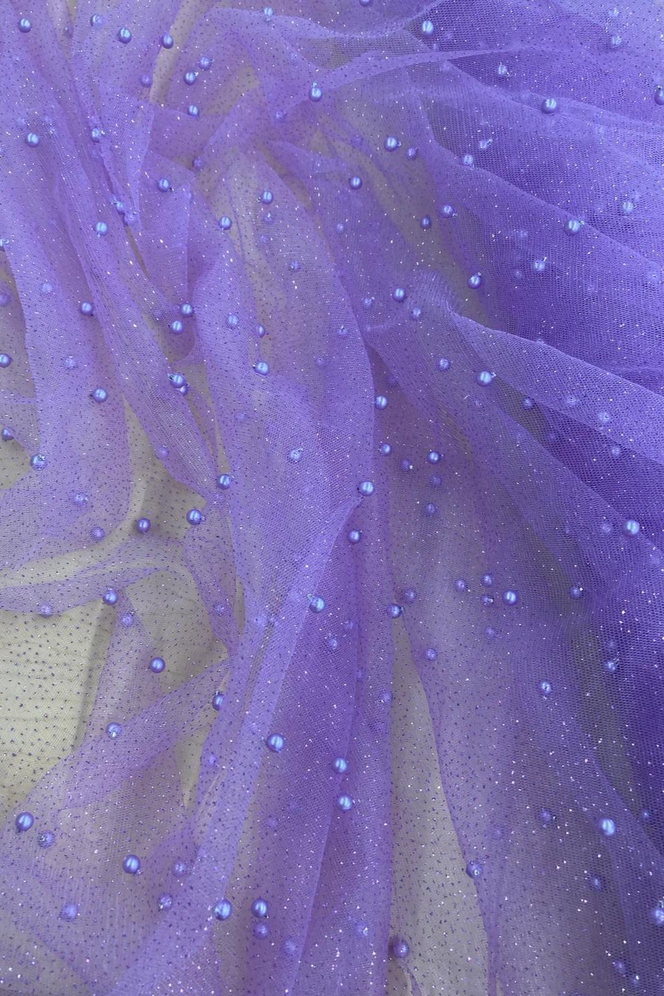 GLITER MESH whit pearls