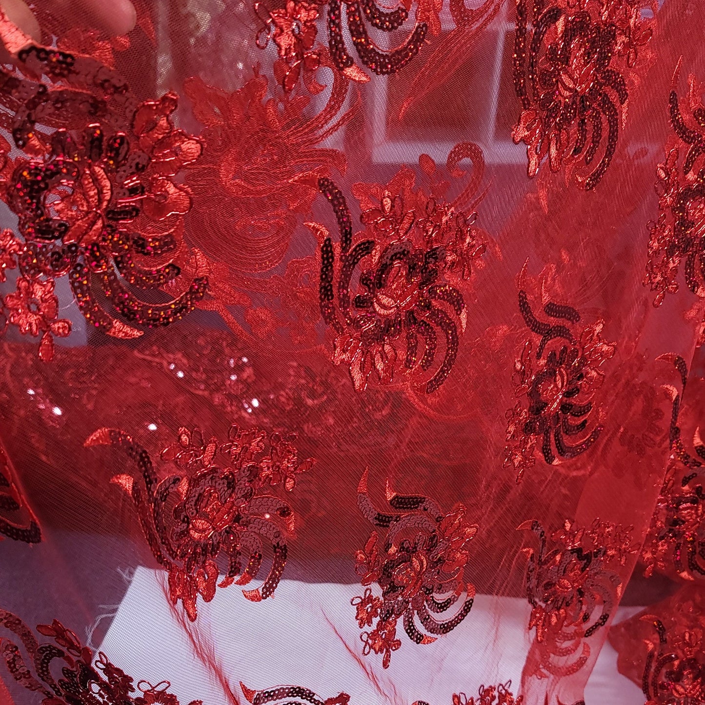 HOLOGRAM SEQUIN LACE