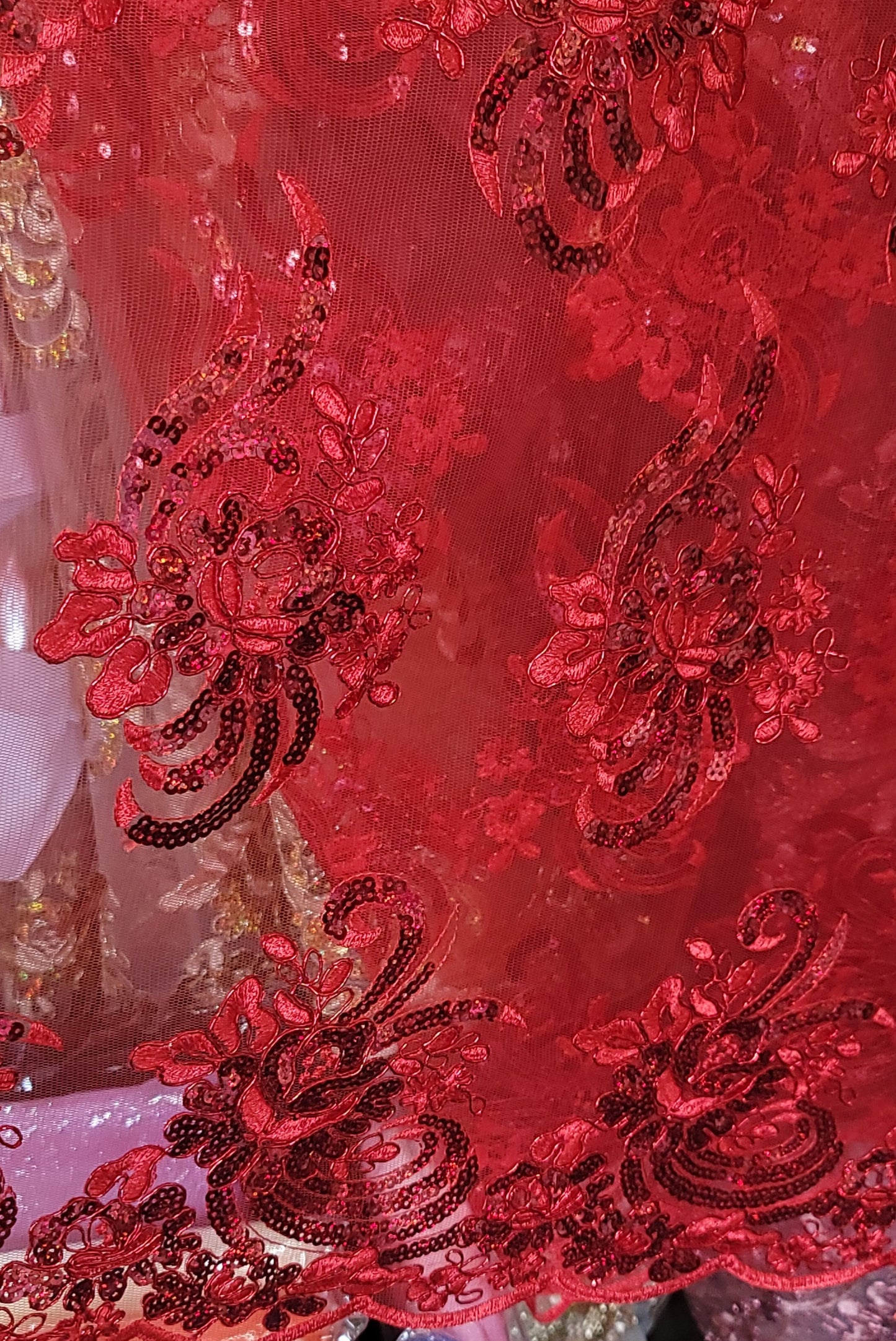 HOLOGRAM SEQUIN LACE