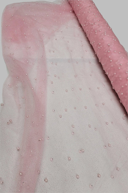 GLITER  MESH whit pearls