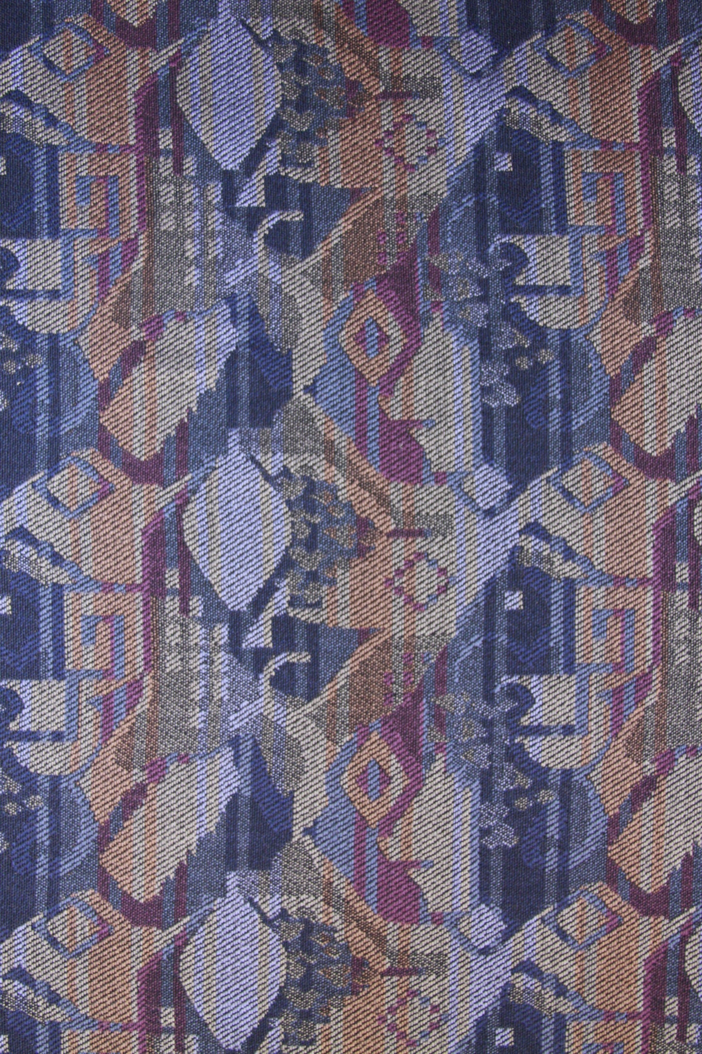 Navy Wool Upholstery